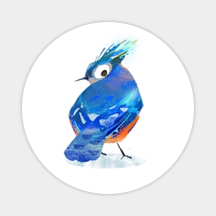 Bluish Bird Magnet